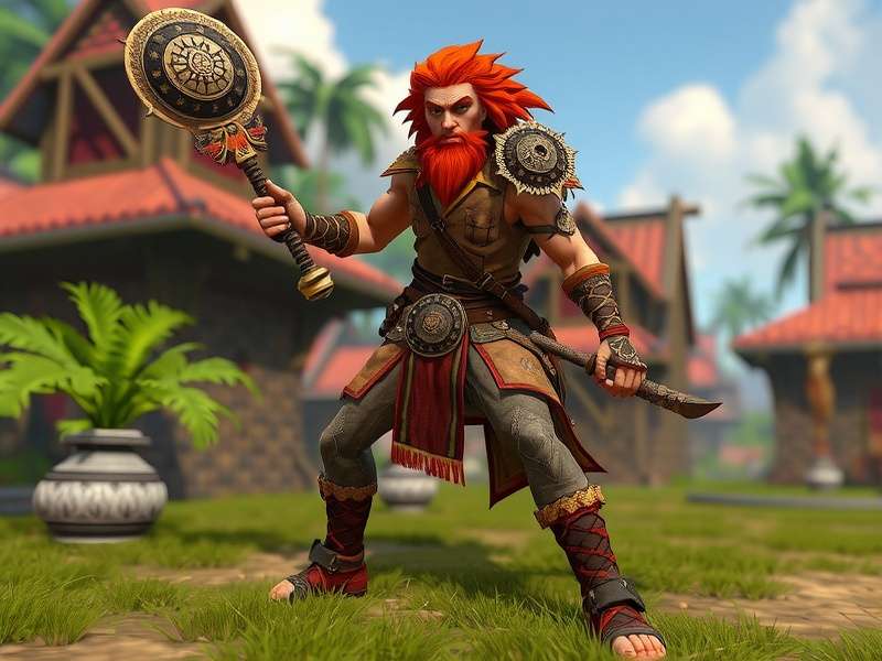 Fierce Ginger Warrior Character Customization